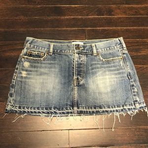 Like NEW Hollister denim mini skirt